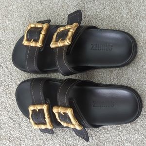Schutz sandals. Size 7.5 B Black